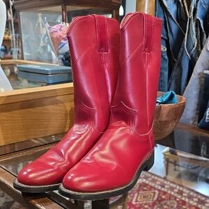 Justin Roper Boots Red Cowboy & Western Boots